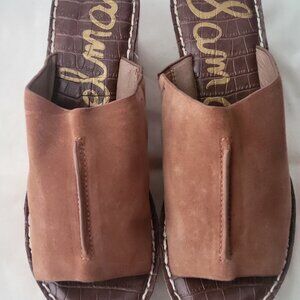 Ranger Suede Slide Wedge